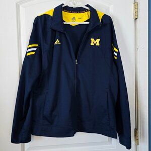 Adidas Scorch U of M University of Michigan Women’s Zip Up Jacket Size XL